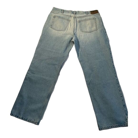 Steve & Barrys Men’s Size 40x32 Vintage Blue Relaxed Fit Red Star Denim jeans - Picture 8 of 14